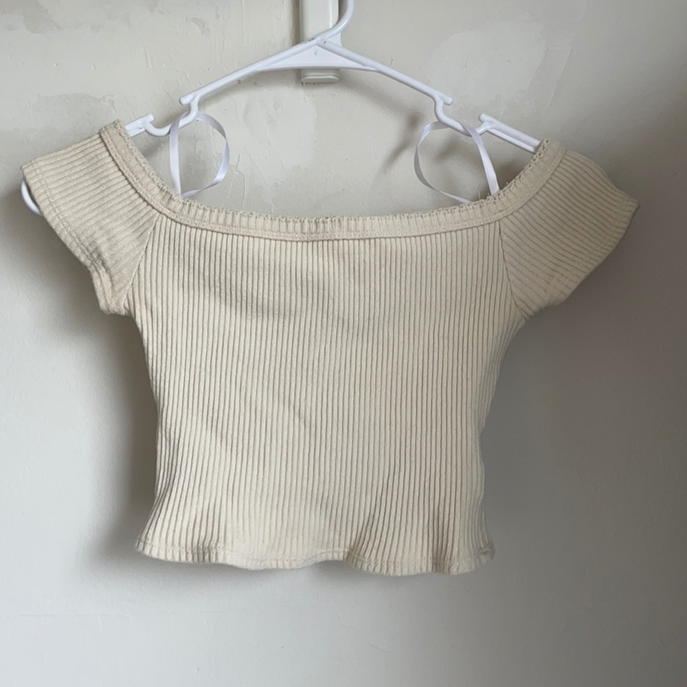 Urban Outfitters Off Shoulder Cropped Tank